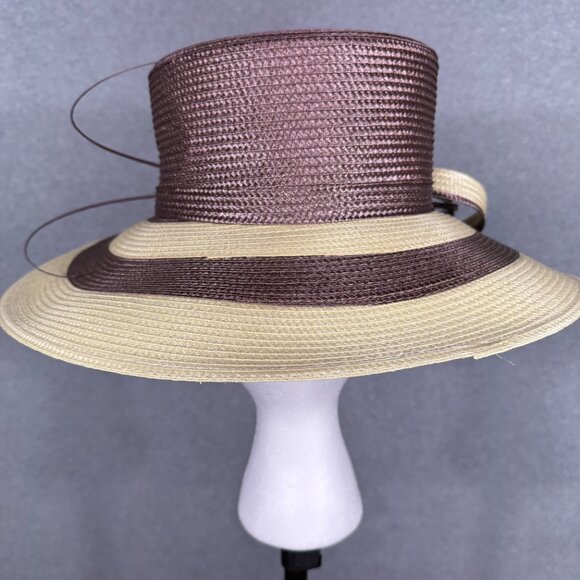 Kate Landry Hat: Coffee and Champagne Colored Hat (Kentucky Derby Style!) main image 4